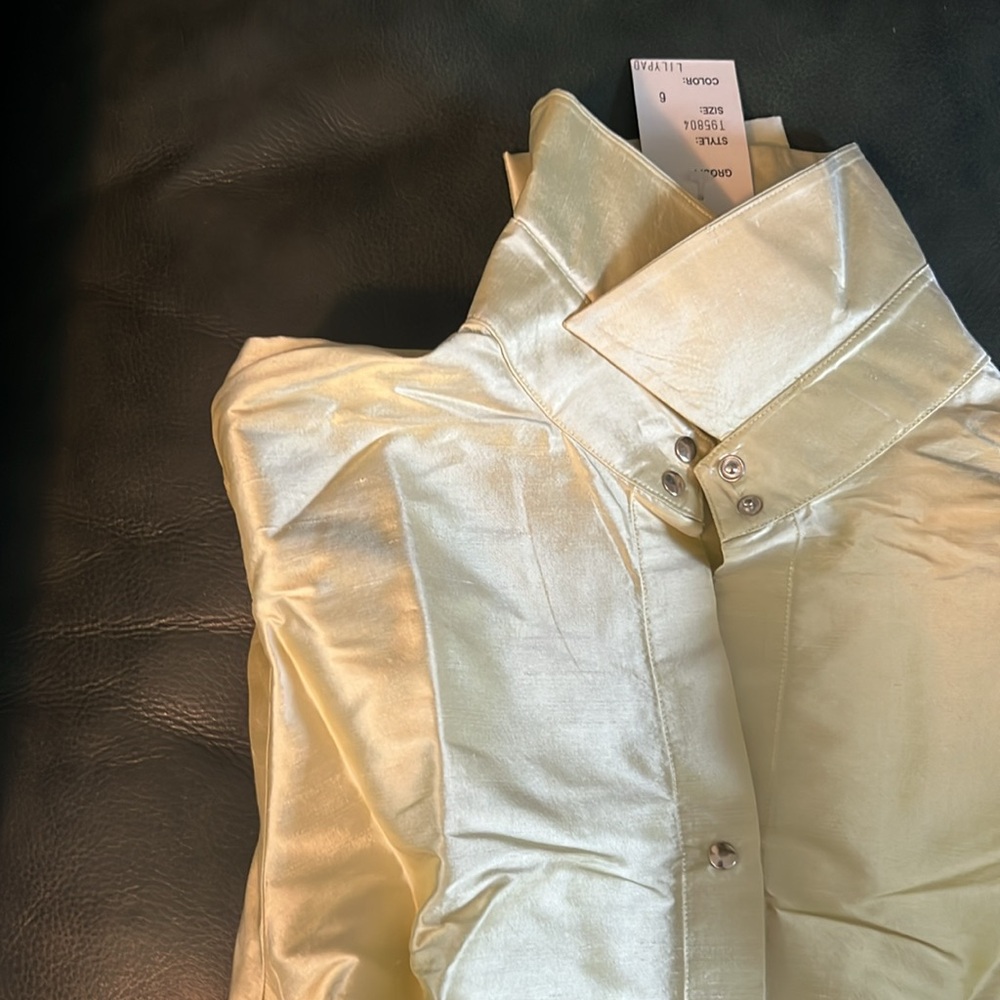 Due Per Due Collection Silk Top-Size 6-NWT** - Picture 11 of 11